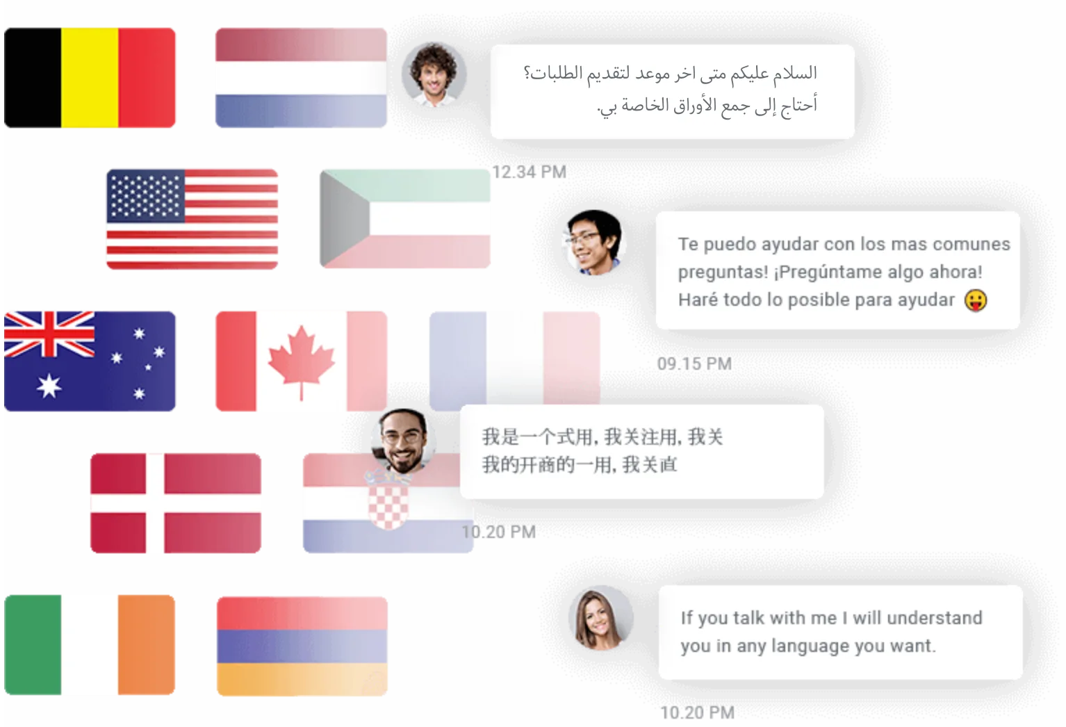 Multilingual chat
