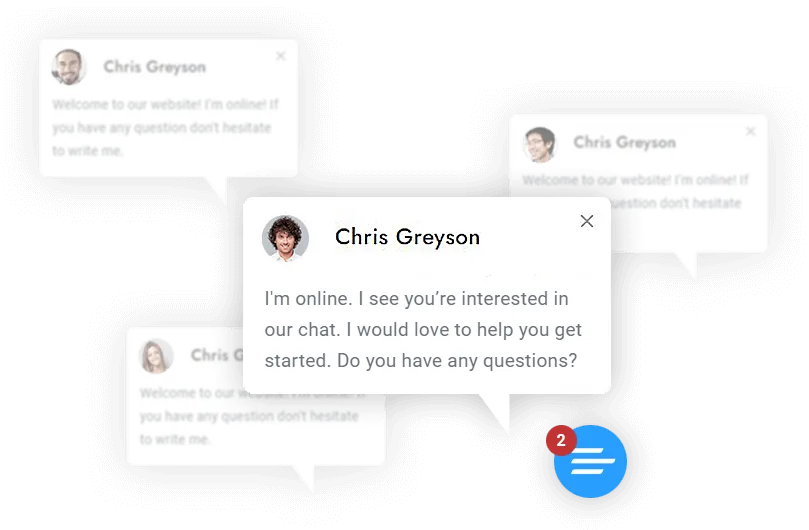 Popup message preview