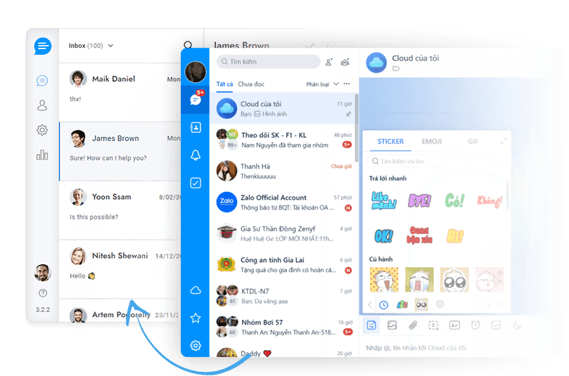 Zalo chat integration